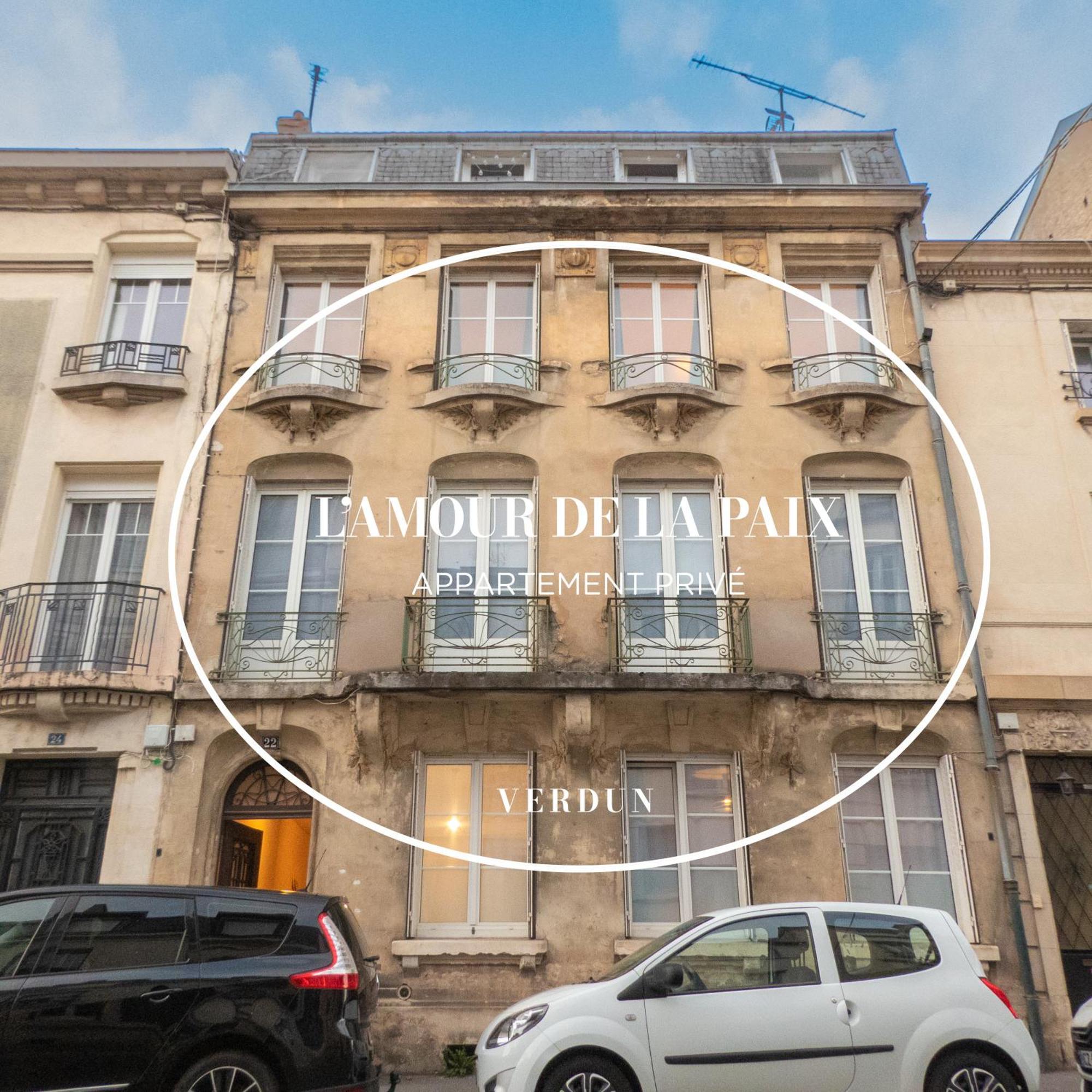L'Amour De La Paix - Centre-Ville - Jardin - Proche Gare - Tv65"Primevideo - Ambiance Tres Chaleureuse - Parking Gratuit Sous-Video Surveillance Proche - Gere Par Presta-Zen'Services Verdun-sur-Meuse Exteriör bild