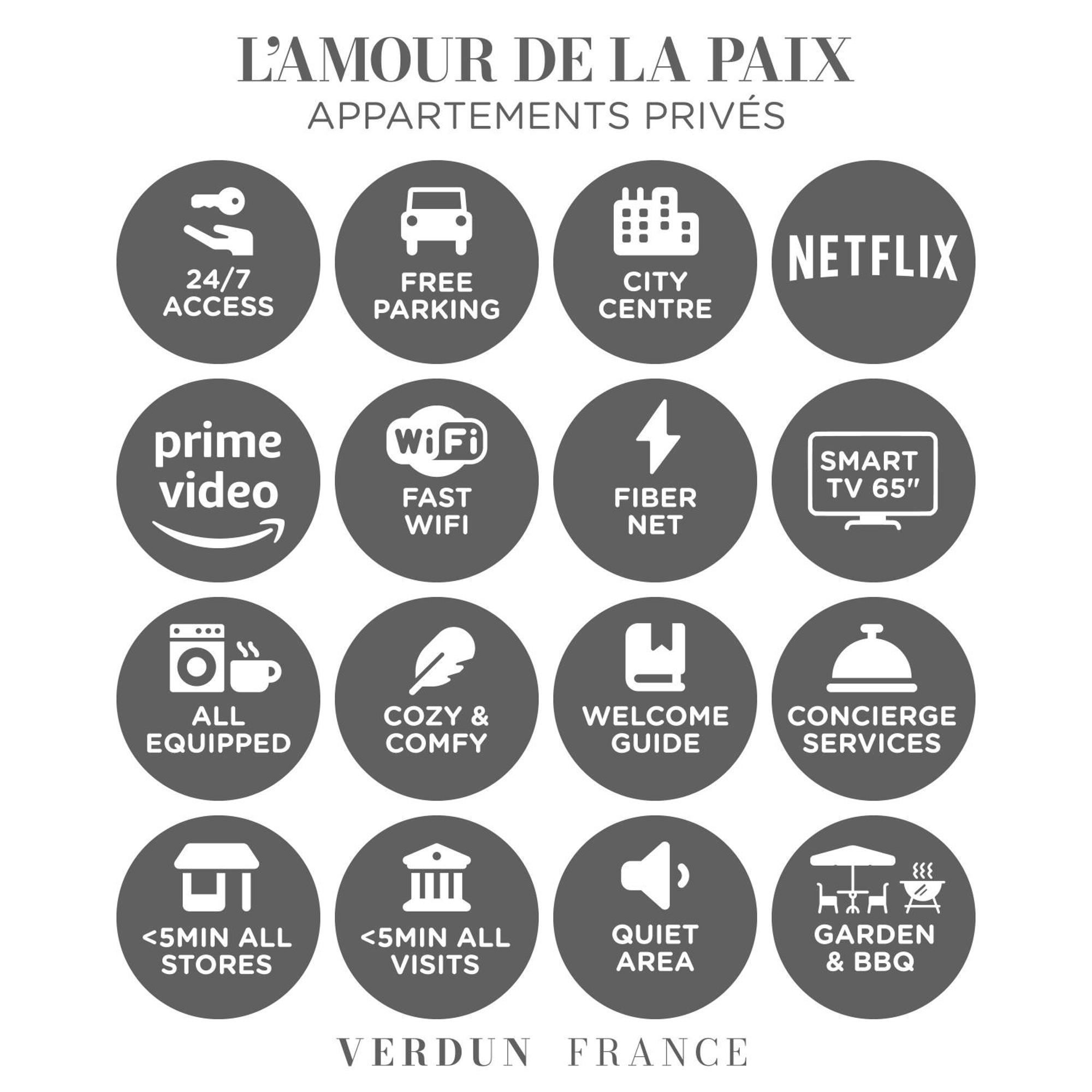 L'Amour De La Paix - Centre-Ville - Jardin - Proche Gare - Tv65"Primevideo - Ambiance Tres Chaleureuse - Parking Gratuit Sous-Video Surveillance Proche - Gere Par Presta-Zen'Services Verdun-sur-Meuse Exteriör bild